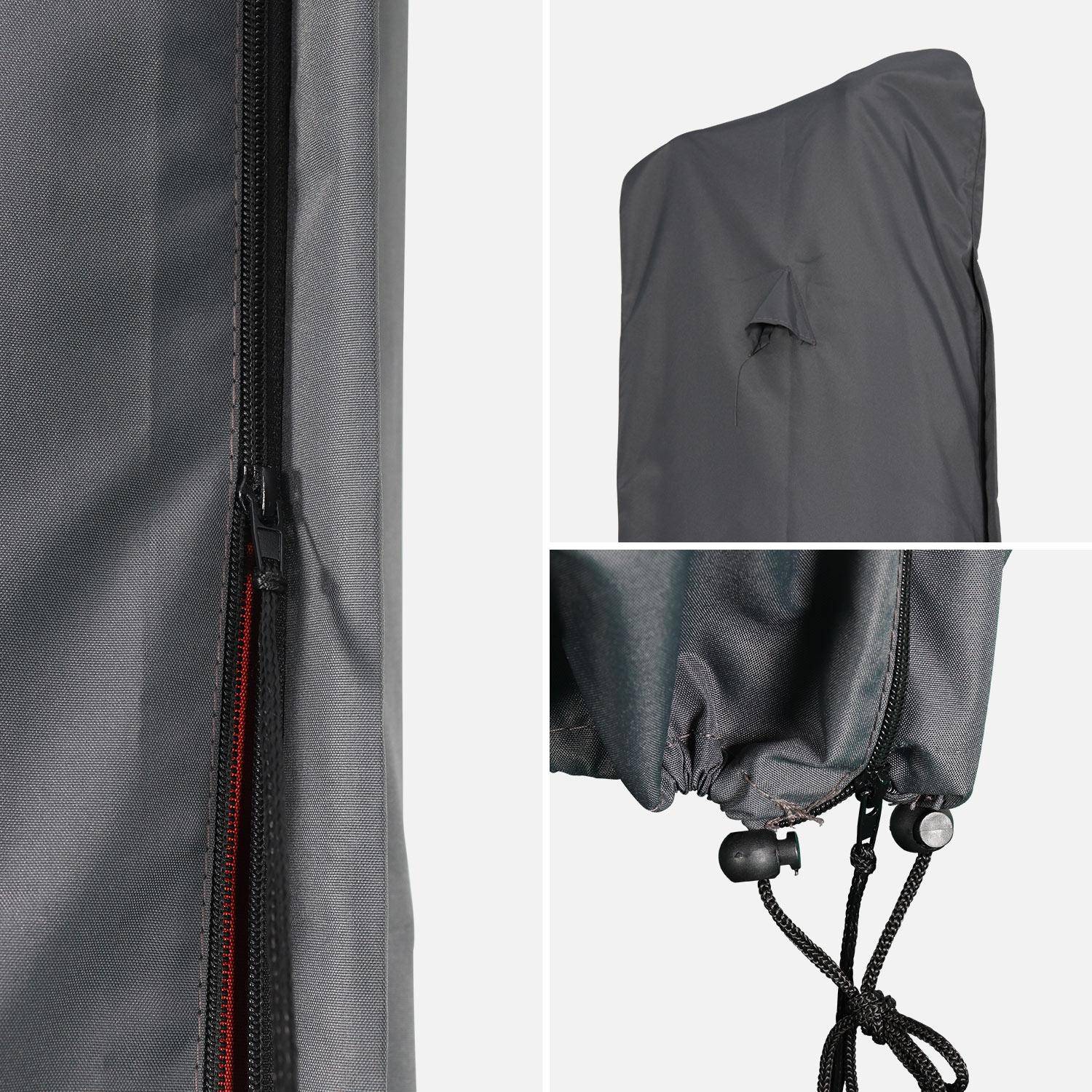 Cobertura para guarda-chuvas Hardelot, Biscarosse, Falgos e Dinard - Com fecho de correr e varão de fixação Photo2