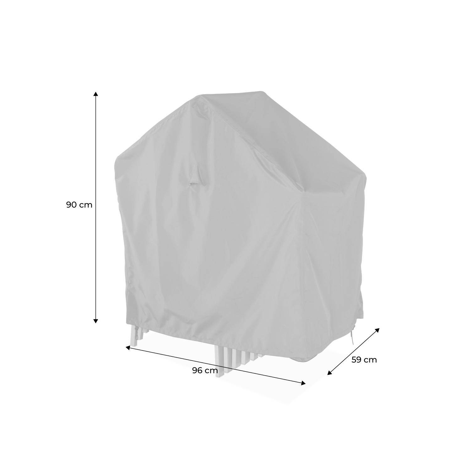 Perel Tuinstoelhoes | | 66 x 66 x 128 cm (PP, Grijs