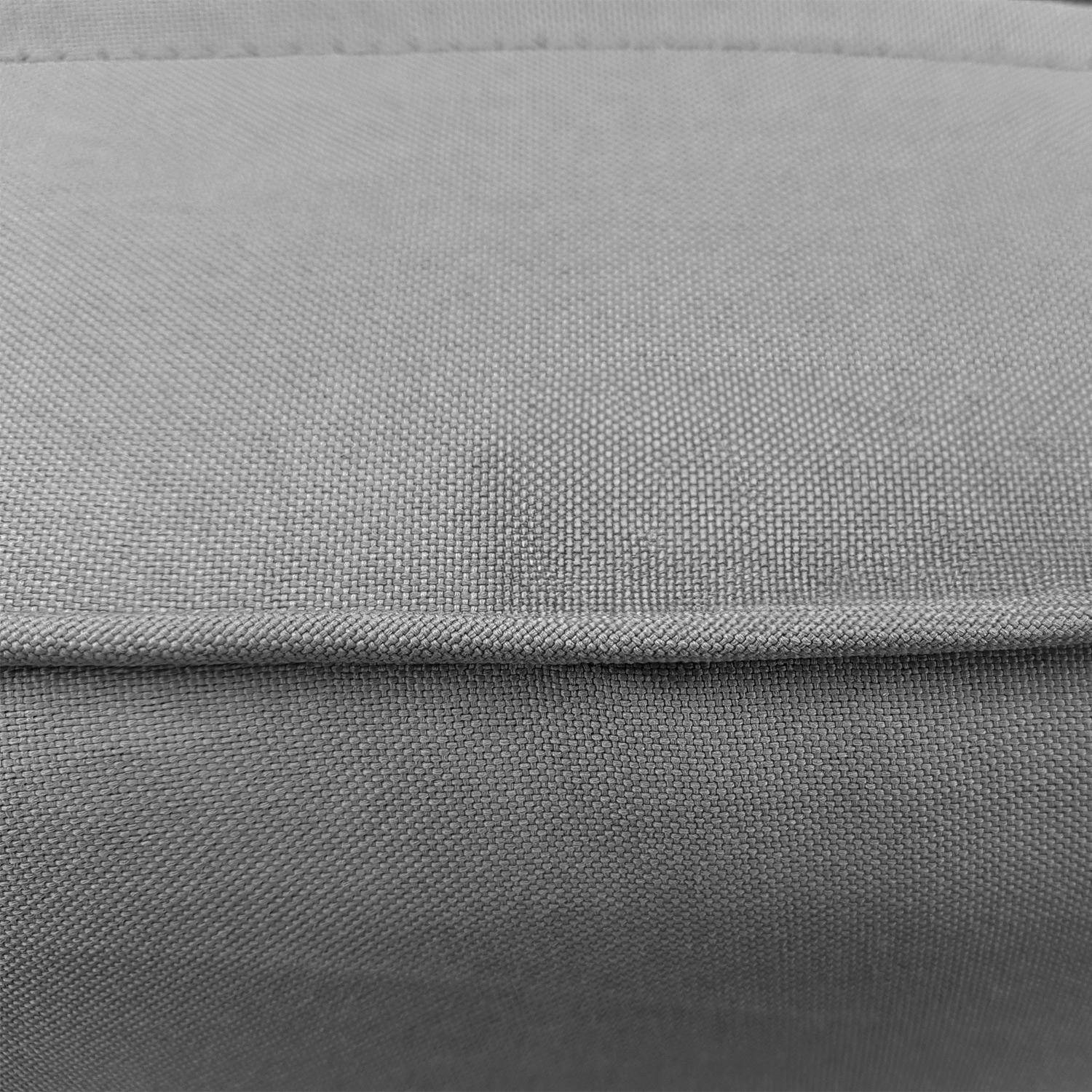 Jeu de housses de coussins gris en polyester pour salon de jardin Mendoza - set complet Photo2