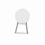Table haute de réception – GALA – Mange debout, pliable, Ø80cm x 110cm + housse en polyester, noir Photo4