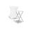 Table haute de réception – GALA – Mange debout, pliable, Ø80cm x 110cm + housse en polyester, blanc  | sweeek