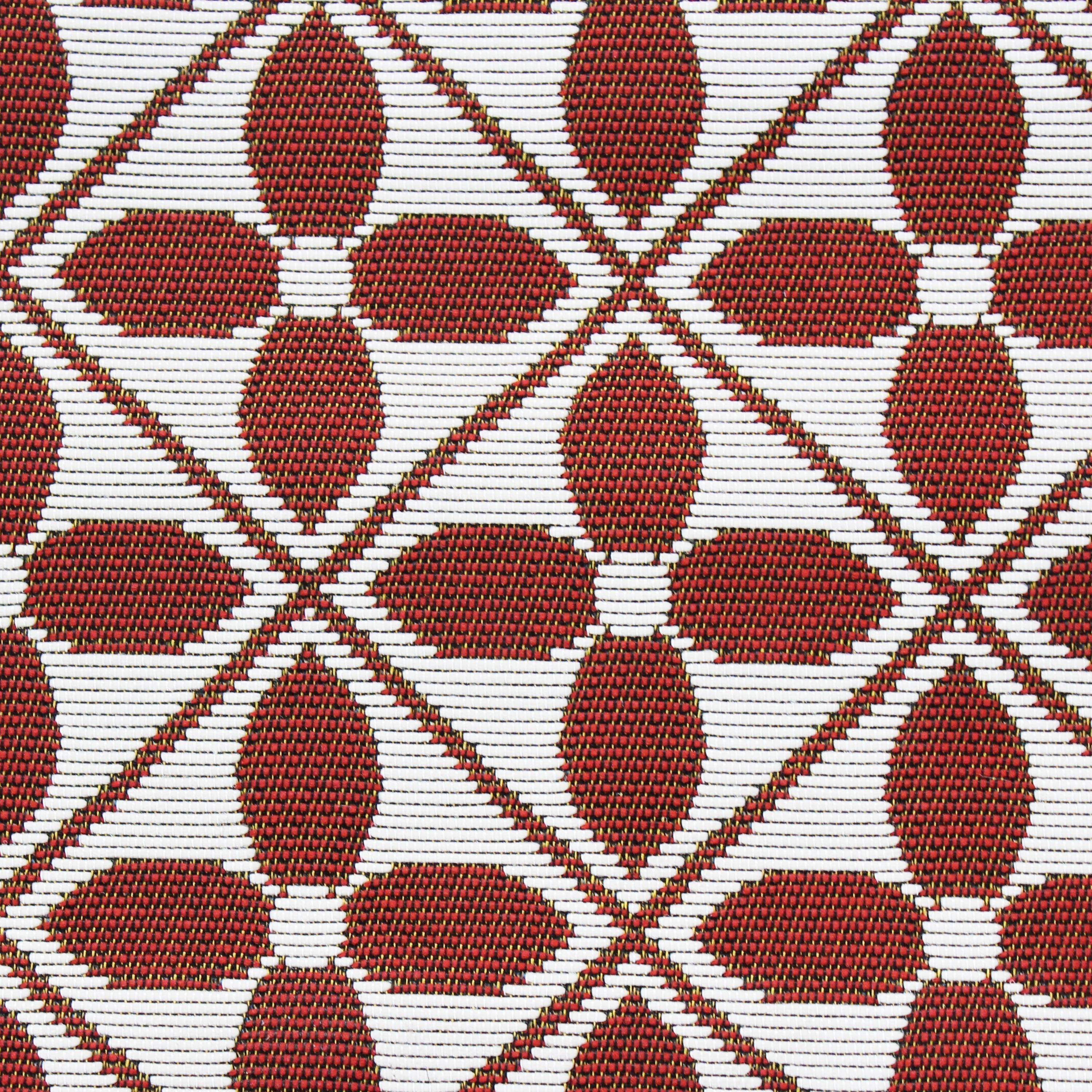 Outdoor rug - 160x230cm - tile print, rectangular, indoor/outdoor use - Terracotta Photo4
