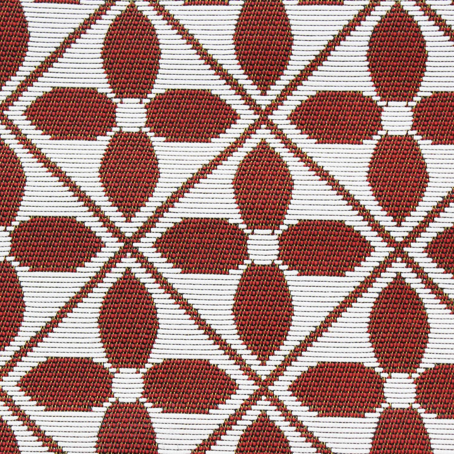 Outdoor rug - 200x290cm - tile print, rectangular, indoor/outdoor use - Terracotta Photo3