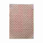 Outdoor rug - 200x290cm - tile print, rectangular, indoor/outdoor use - Terracotta Photo1