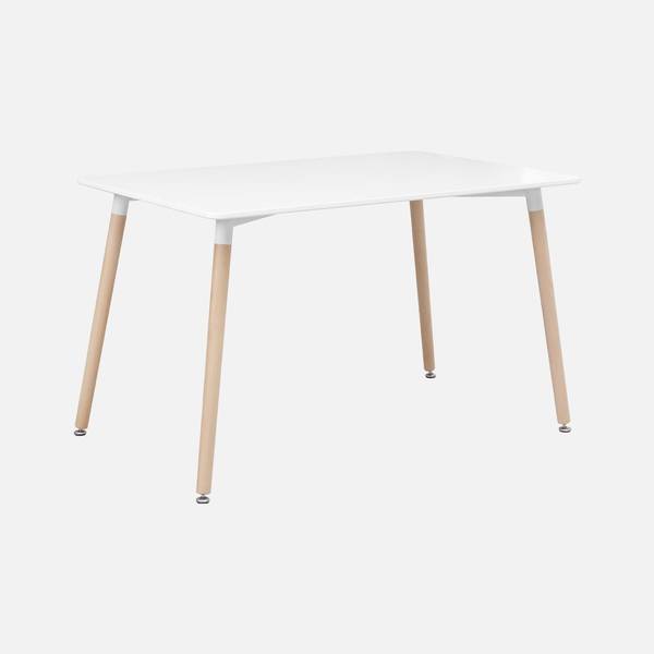 Juego 4 Sillas Escandinavas Minimalistas - Color Blanco, Modernas Y Cómodas