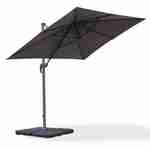 Biscarosse parasol déporté rectangulaire 2x3m Photo3