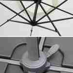 Biscarosse parasol déporté octogonal Ø350cm Photo4