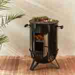 Houtskoolbarbecue - Jacques - barbecue met beluchters, rookoven, grill, rookdoos, zwart Photo1