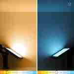 Spots solaires LED - Lot de 4 batterie lithium, blanc froid 960 lumens, luminaire extérieur résistant à l'eau, projecteur autonome à recharge solaire Photo6