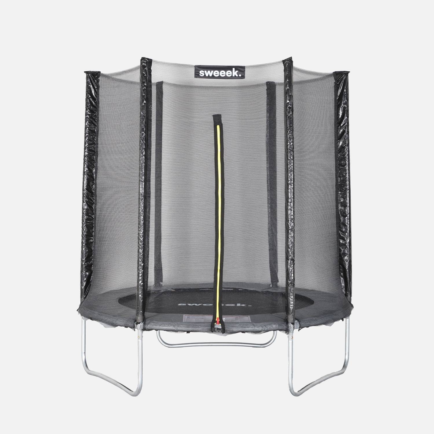 180cm trampoline protective net, Grey