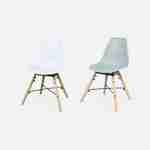 Set di 4 sedie grigie per bambini, legno di faggio, L30.5x P36 x H56cm, CHARLIE Photo4