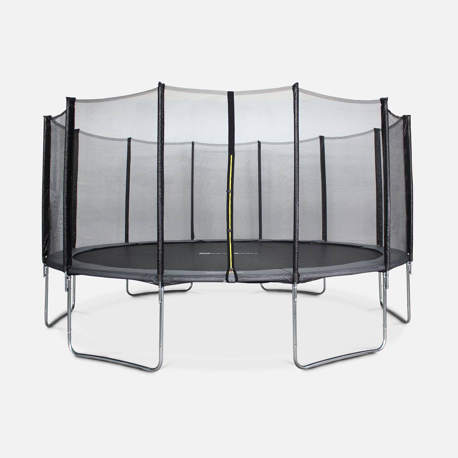 Trampoline Jupiter Ø 490 cm avec son filet de sécurité,sweeek,Photo2