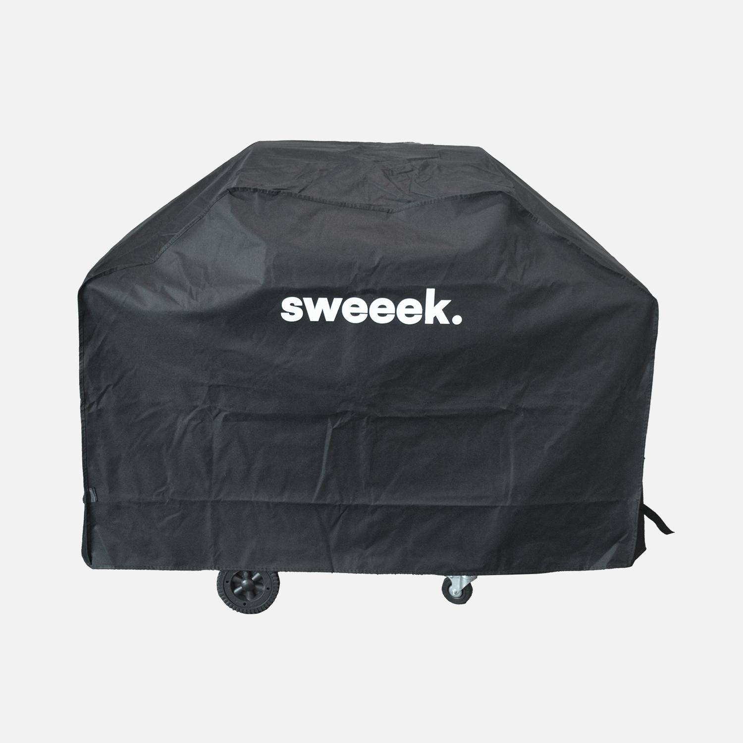Hoes van polyester en PVC voor gasbarbecues Athos, Bazin 4, Richelieu 3, Treville 3 et 4,sweeek,Photo1