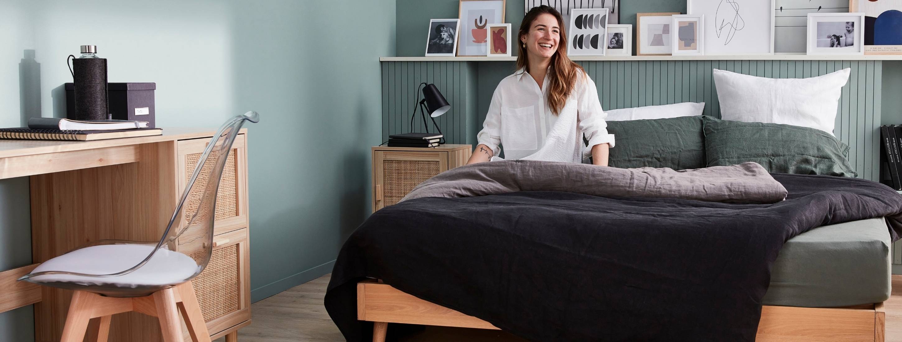 Scaffale In Legno Con Ripiani Mobiletti Multiuso Per Bagno, Camera