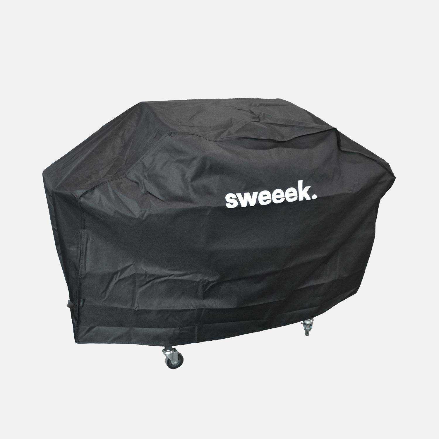 Housse en polyester et PVC pour barbecues Albert, Richelieu 3, Bazin 4 et Treville 6, bâche de protection Photo1