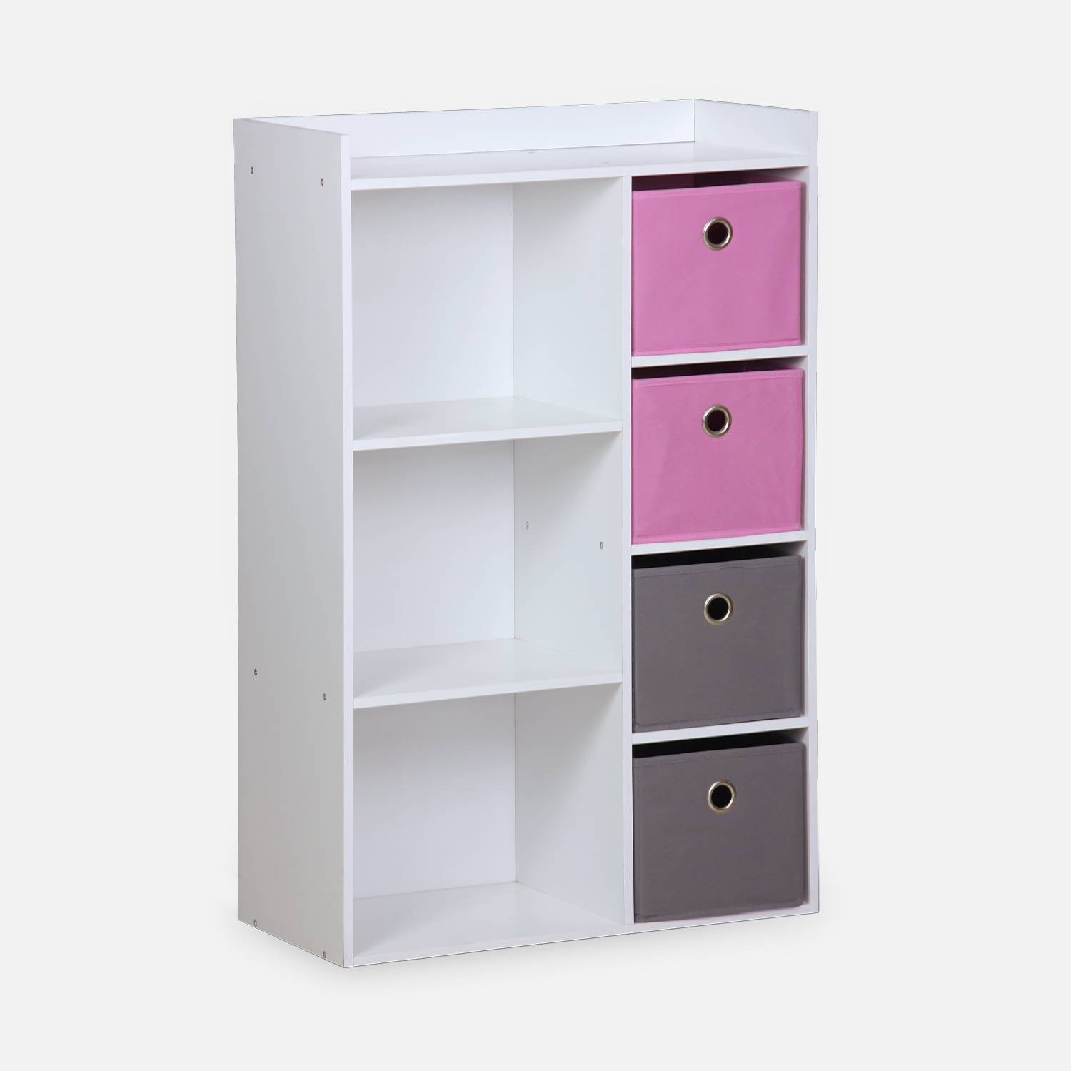 Mueble de almacenaje para niño, blanco - Camilo  | sweeek