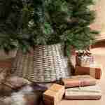 Kerstboommand van gevlochten wilg, Ø57cm, voor kerstboom tot 180cm Photo1