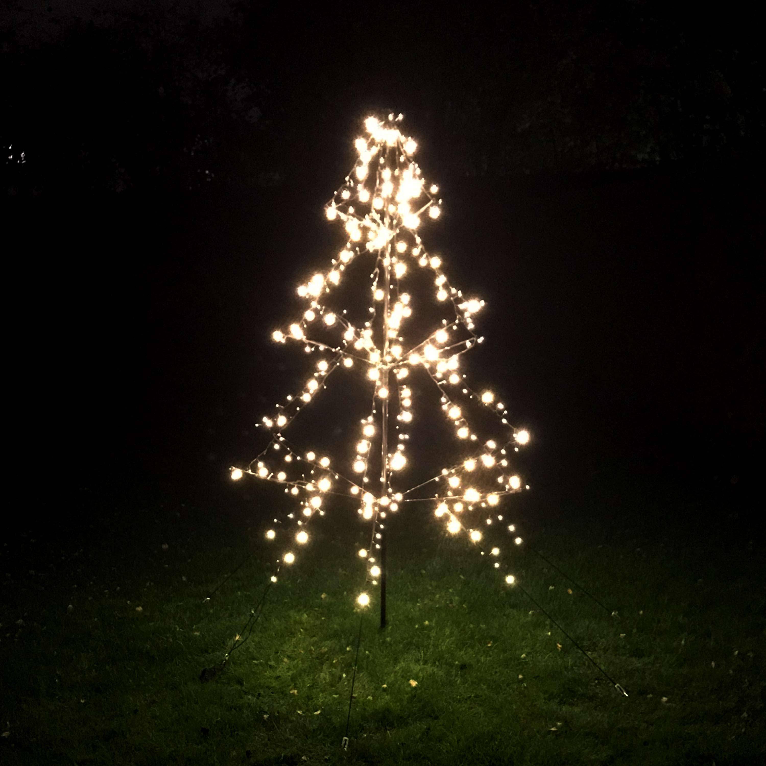 Arbre Lumineux D'automne Avec Feuilles D'eucalyptus LED - 60 Cm - Minuterie 6h - Alimentation Piles Ou USB
