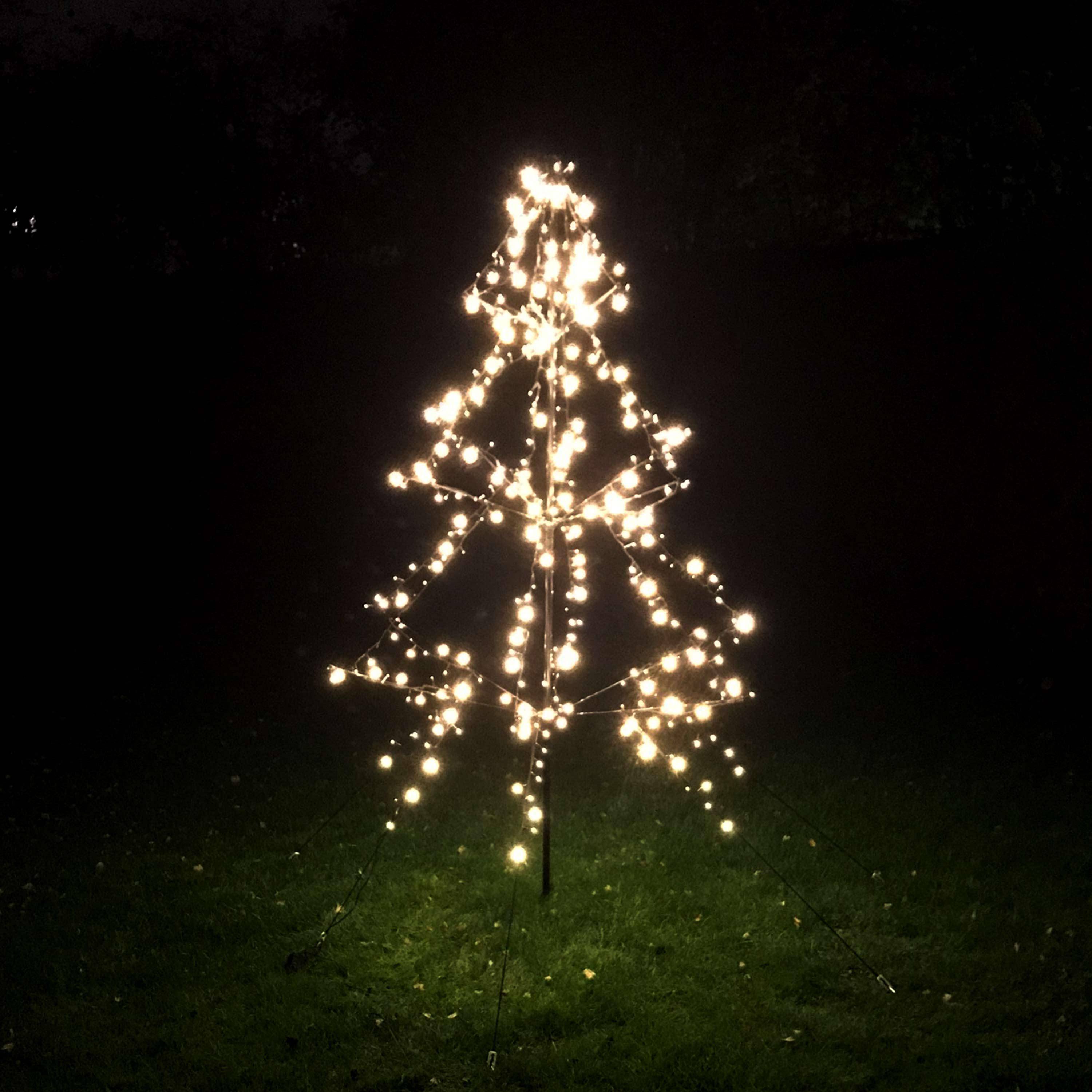 Metalen lichtboom 200cm - Pinede - 420 LED, warm wit, geschikt voor buiten Photo1