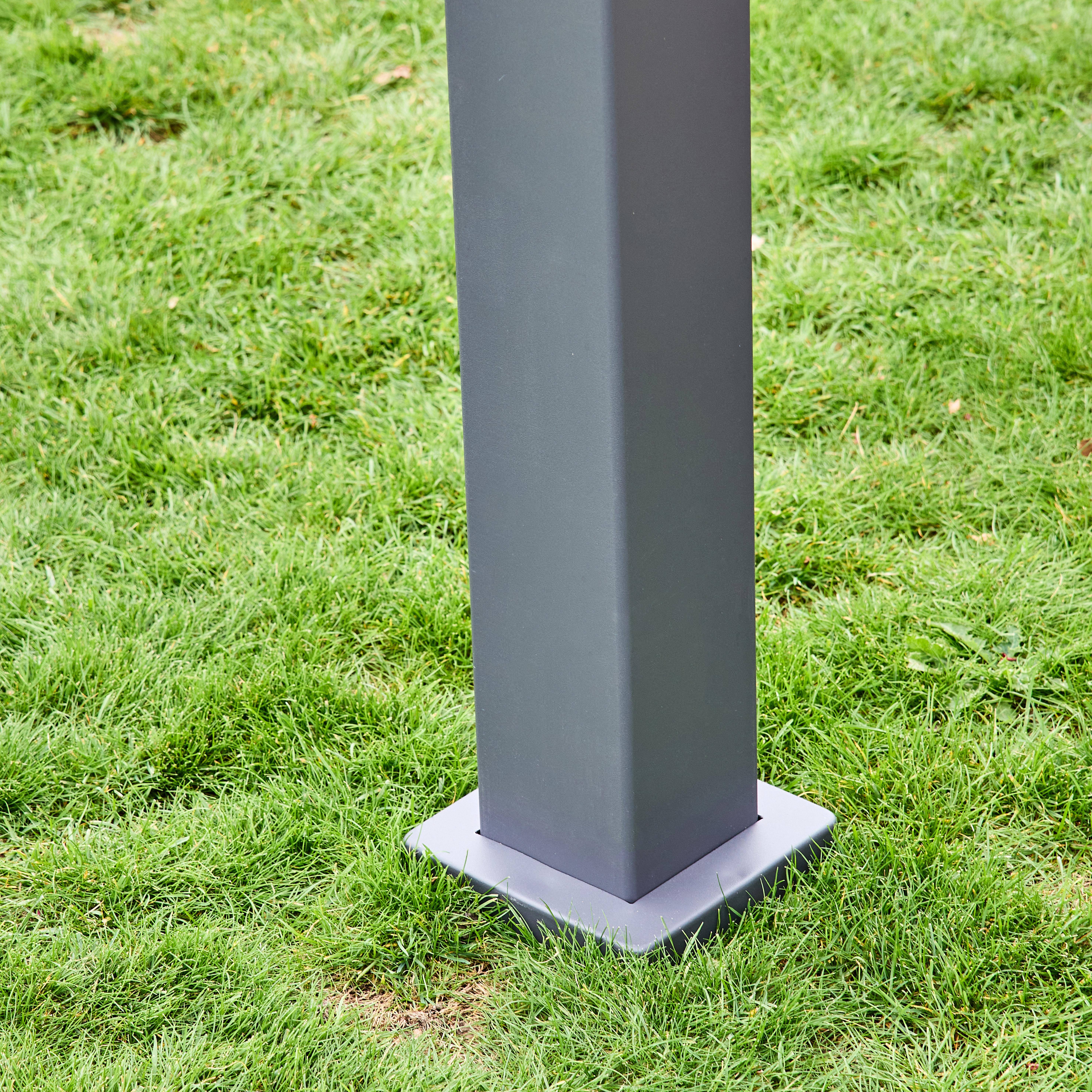 Pergola Bioclimatique gris anthracite – Triomphe – 3x4m, aluminium, à lames orientables ,sweeek,Photo4