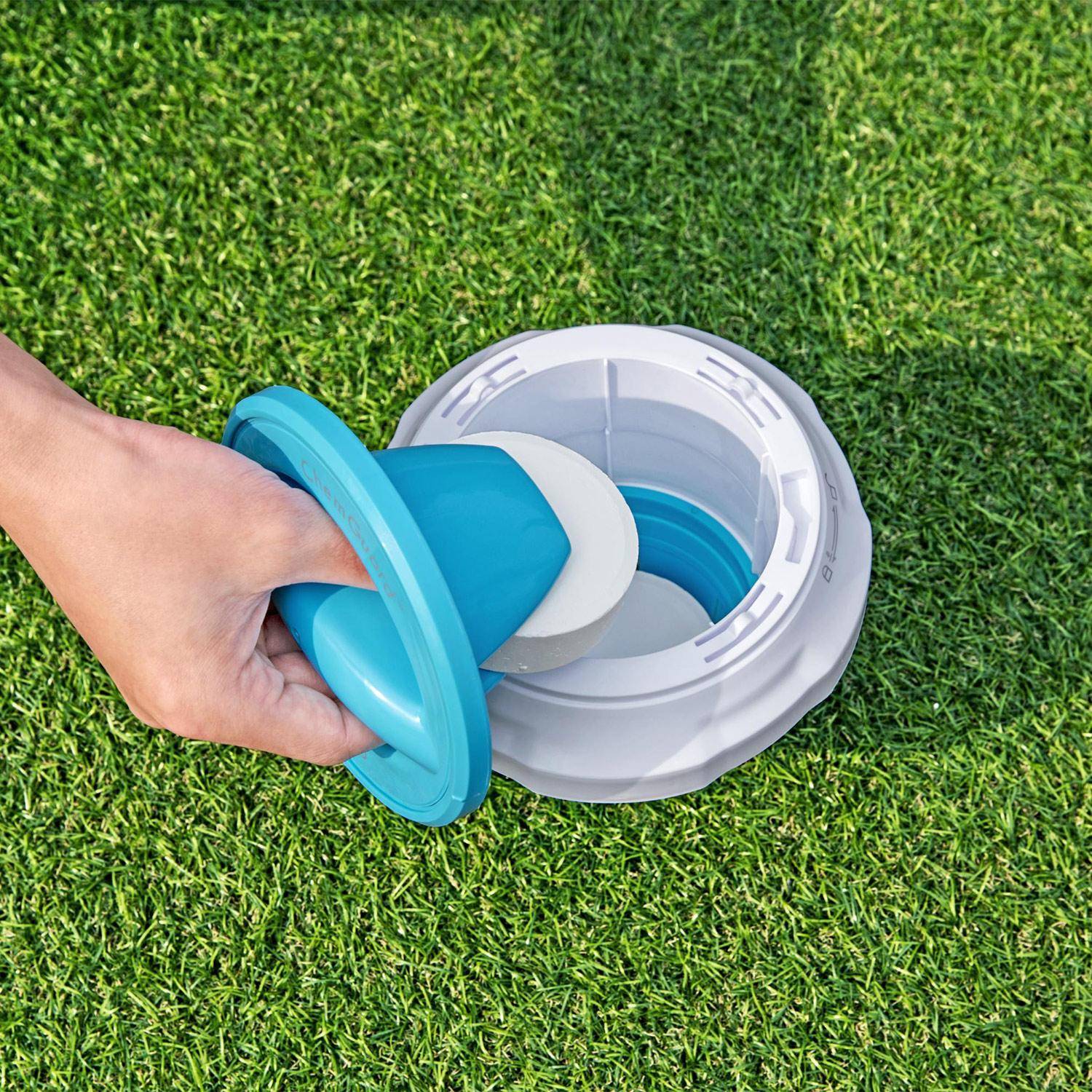 Flotteur diffuseur chimique pour piscine Photo2