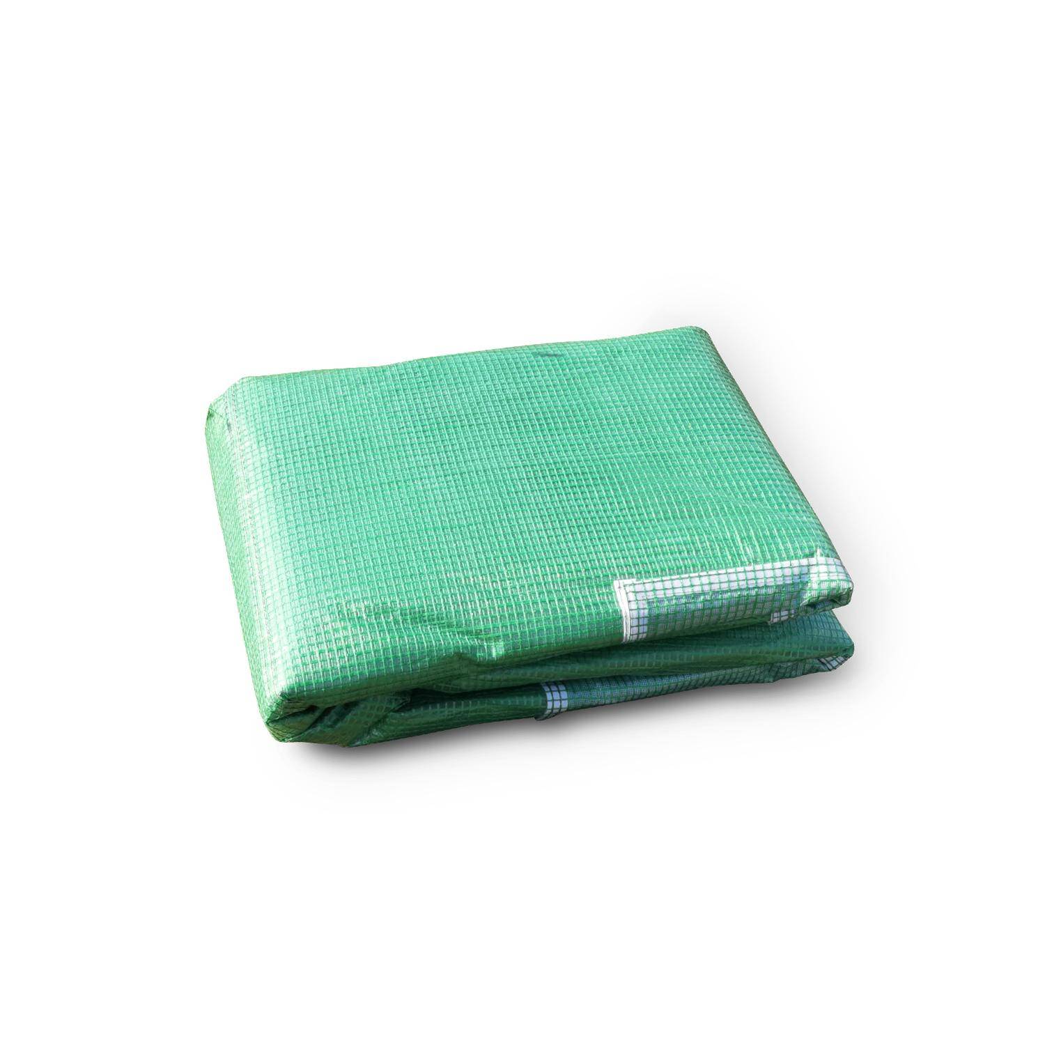 Replacement greenhouse cover - 9 sq metres - Romarin - Green  Photo1