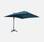 Hoge kwaliteit vierkante parasol 3x4M - Donker turquoise - Polyester | sweeek