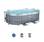 sweeek Compleet BESTWAY zwembad SPINELLE – Ovaal frame zwembad - 3x2m - inclusief accessoires - Grijs | sweeek