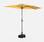  Guarda-chuva de varanda Ø250cm meio guarda-chuva mostarda  | sweeek