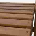 Mesa de jardim de madeira 120x70cm - Madrid - Mesa de bistrô dobrável Acacia com 4 cadeiras dobráveis Photo6