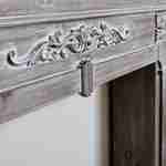 Decoratieve schoorsteenmantel - Romance - Loodgrijs houteffect Photo3
