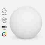 Boule LED 60cm - Sphère décorative lumineuse, 16 couleurs, Ø 60cm, chargeur câble usb (fourni) Photo1