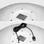 Boule LED 60cm - Sphère décorative lumineuse, 16 couleurs, Ø 60cm, chargeur câble USB (fourni)  Photo5