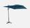 Parasol déporté rectangulaire 2x3m bleu canard  | sweeek