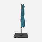 Rechthoekige zweefparasol 2x3m - Donker turquoise - Zweefparasol, kantelbaar, inklapbaar en 360° draaibaar Photo4