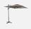2x3m rectangular cantilever parasol, Beige-brown | sweeek