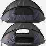 Tent voor trampoline Ø244cm (binnen- en buitennet) polyester, UV behandeld, 2 ingangen, 4 ramen & transporttas Photo3