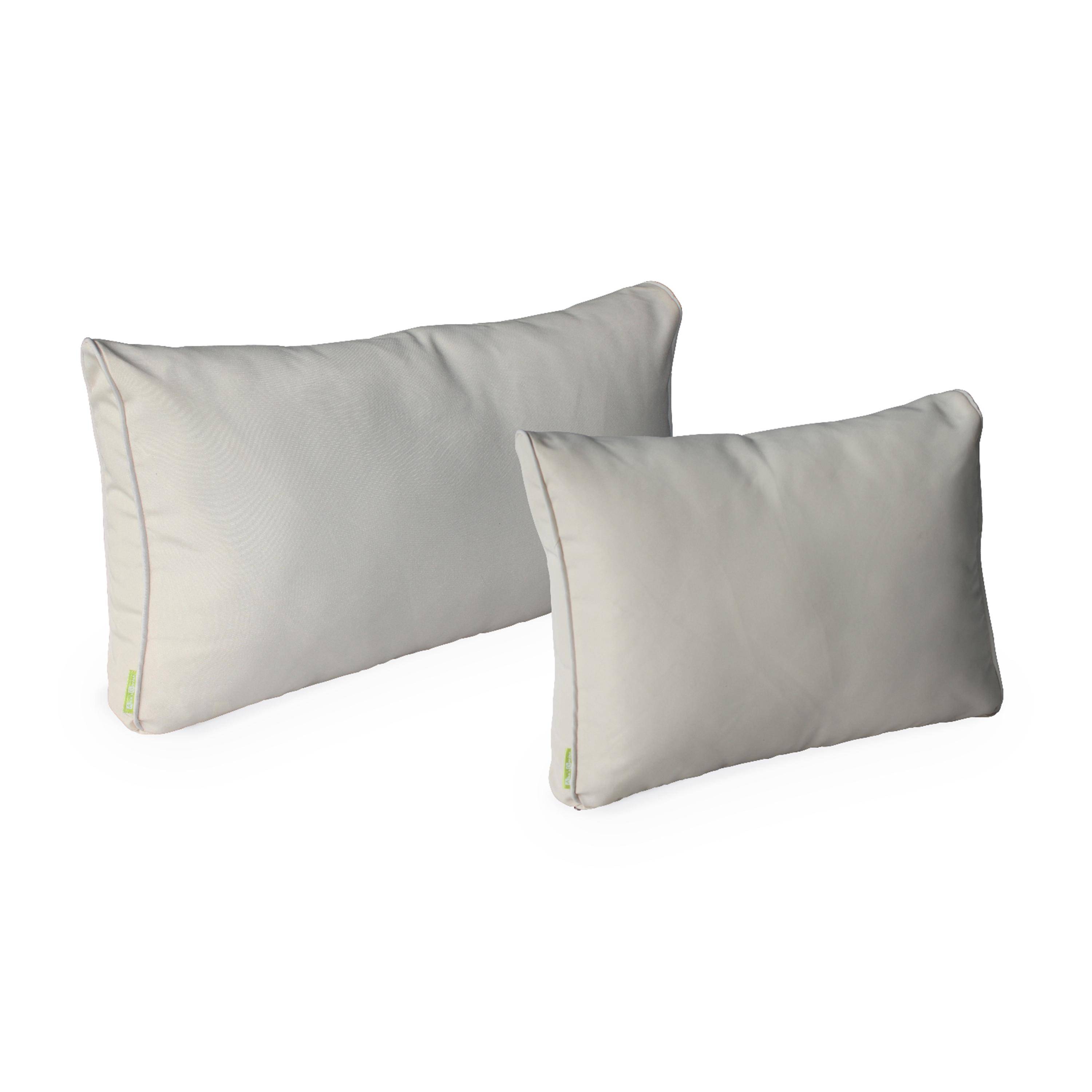 Complete set of cushion covers for Venezia, Venezia, Off-White, 140x70x12 cm Photo2