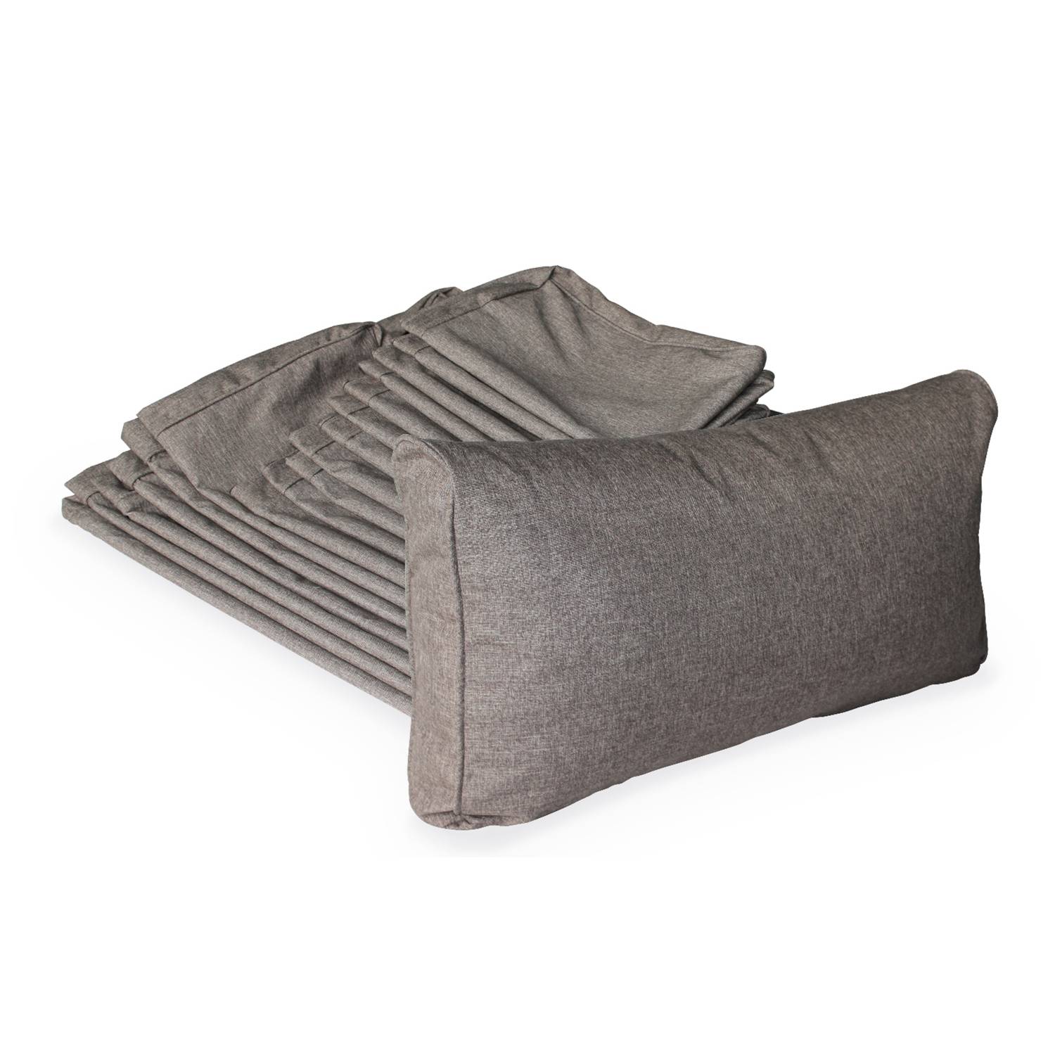 Complete set of cushion covers - Heather Grey | sweeek