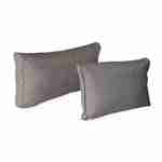 Complete set of cushion covers - Venezia - Heather Grey Photo2