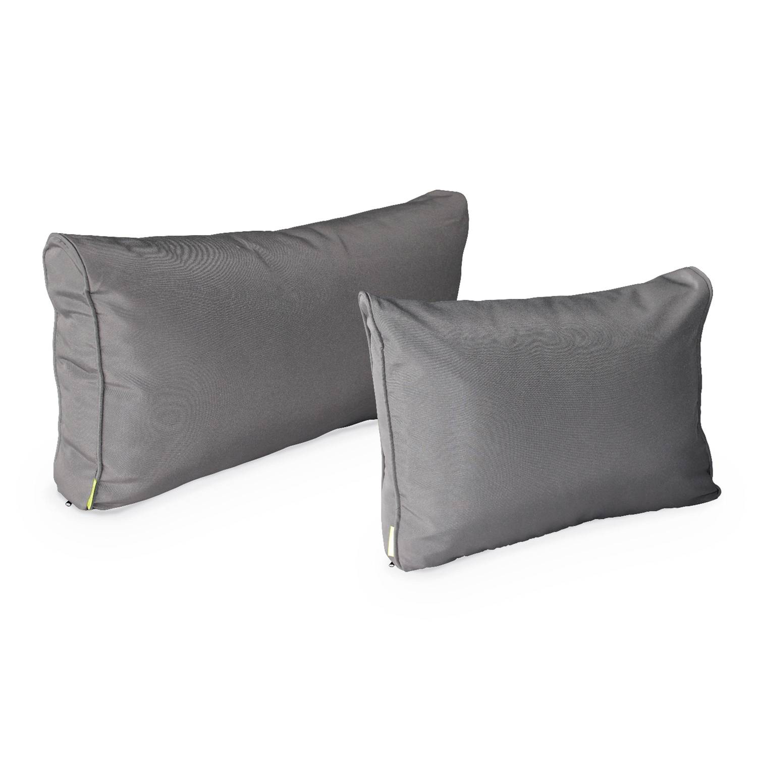Complete set of cushion covers - Venezia - Grey Photo2
