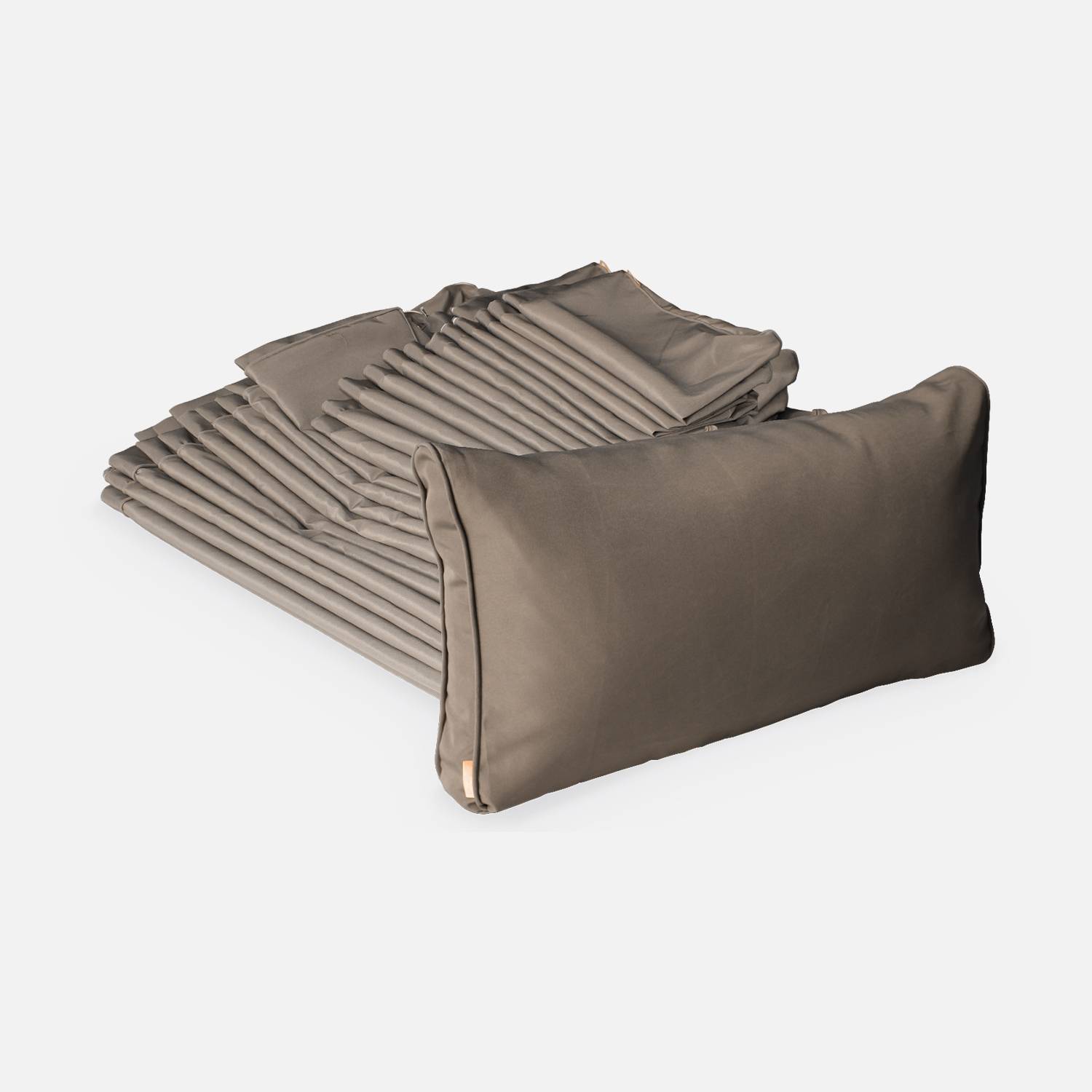Complete set of cushion covers, Brown