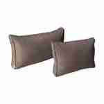 Complete set of cushion covers - Napoli - Beige-Brown Photo2