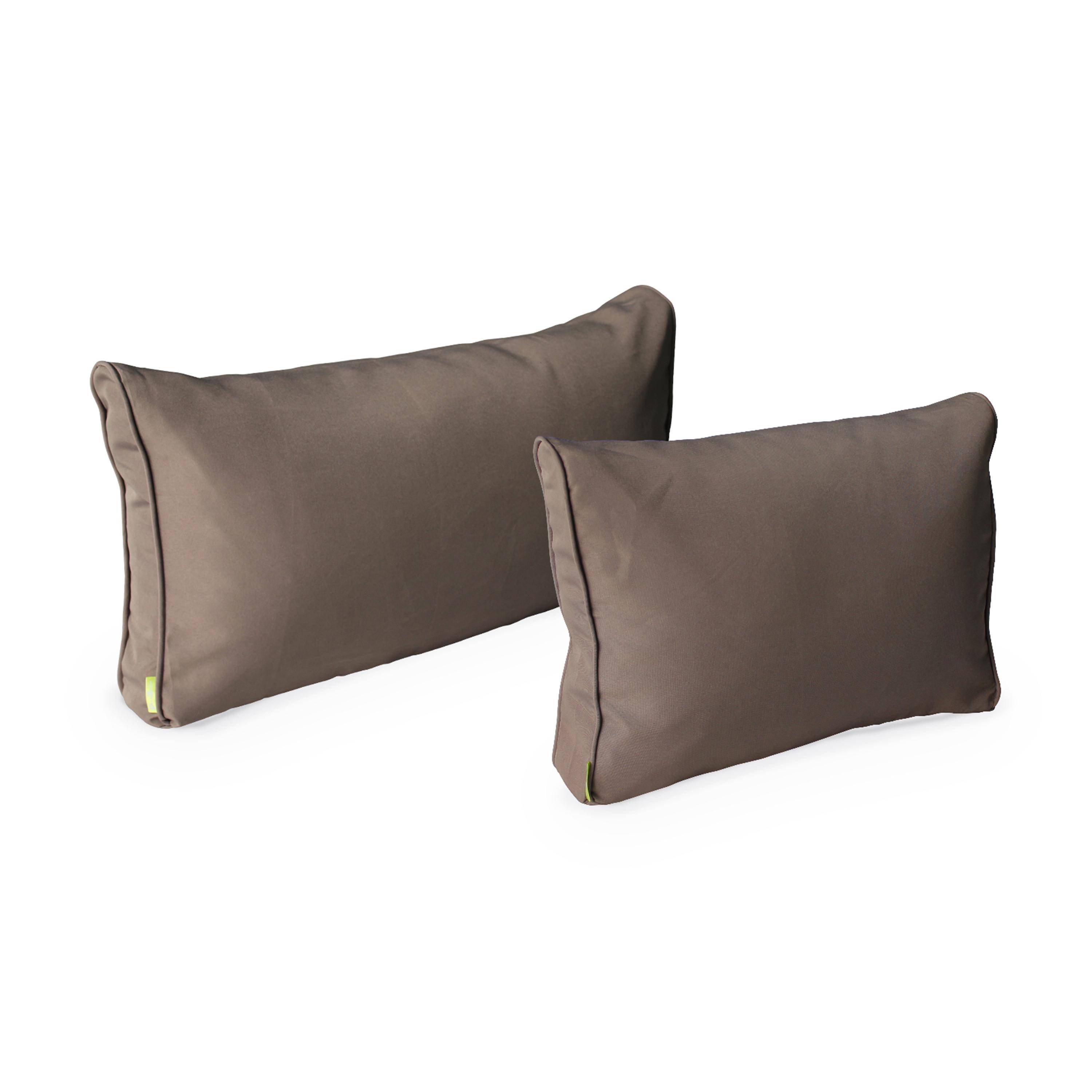 Complete set of cushion covers, Caligari, Brown, 70x70x12 cm Photo2