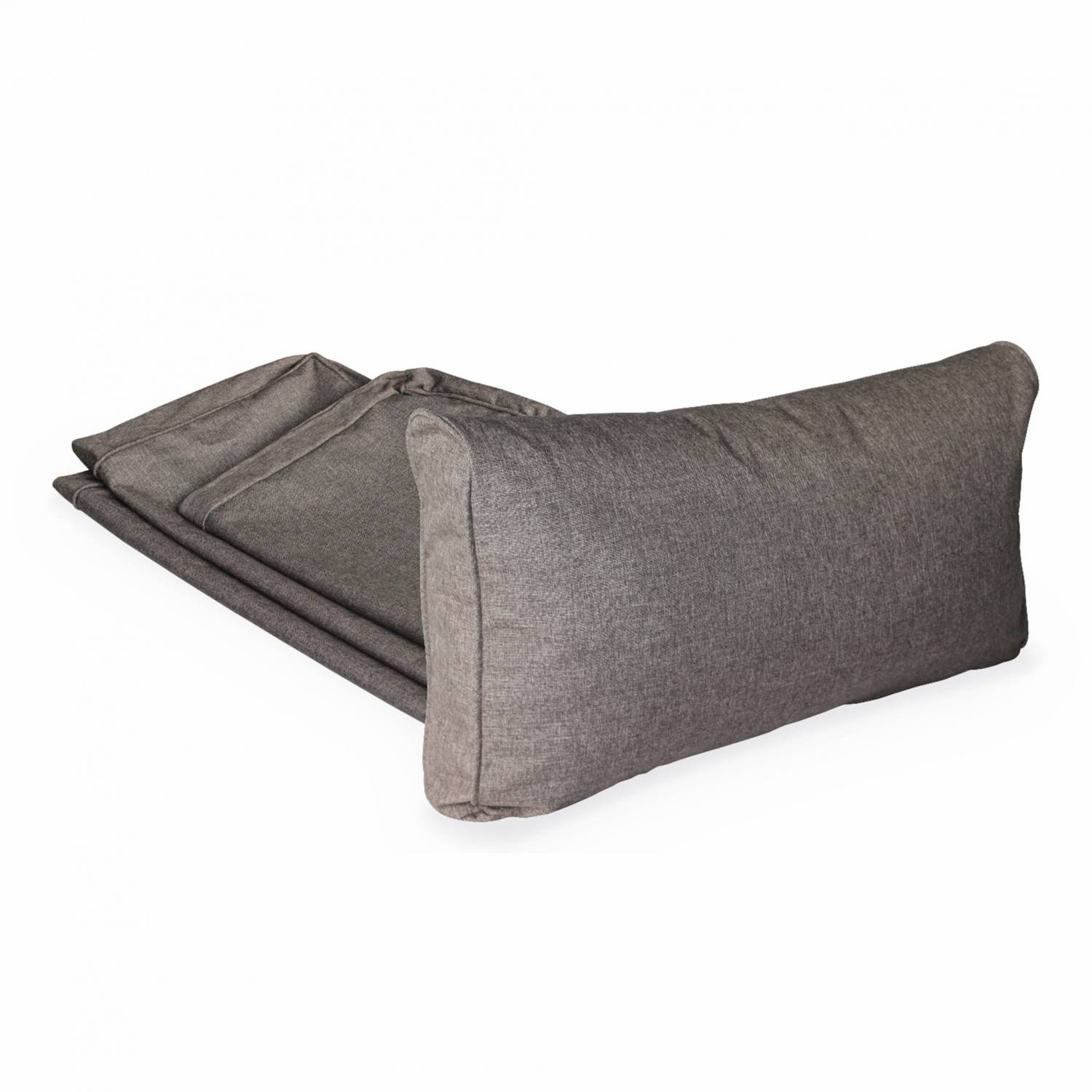 Complete set of cushion covers for Genova, Heather Grey