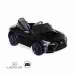 Children's electric car 12V, 1 seat, 4x4 with car radio and remote control - Lexus LC500 - Black Photo1