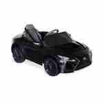Children's electric car 12V, 1 seat, 4x4 with car radio and remote control - Lexus LC500 - Black Photo2