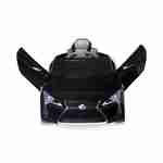 Children's electric car 12V, 1 seat, 4x4 with car radio and remote control - Lexus LC500 - Black Photo4