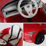 Children's electric car 12V, 1 seat, 4x4 with car radio and remote control - Lexus LC500 - Red Photo5