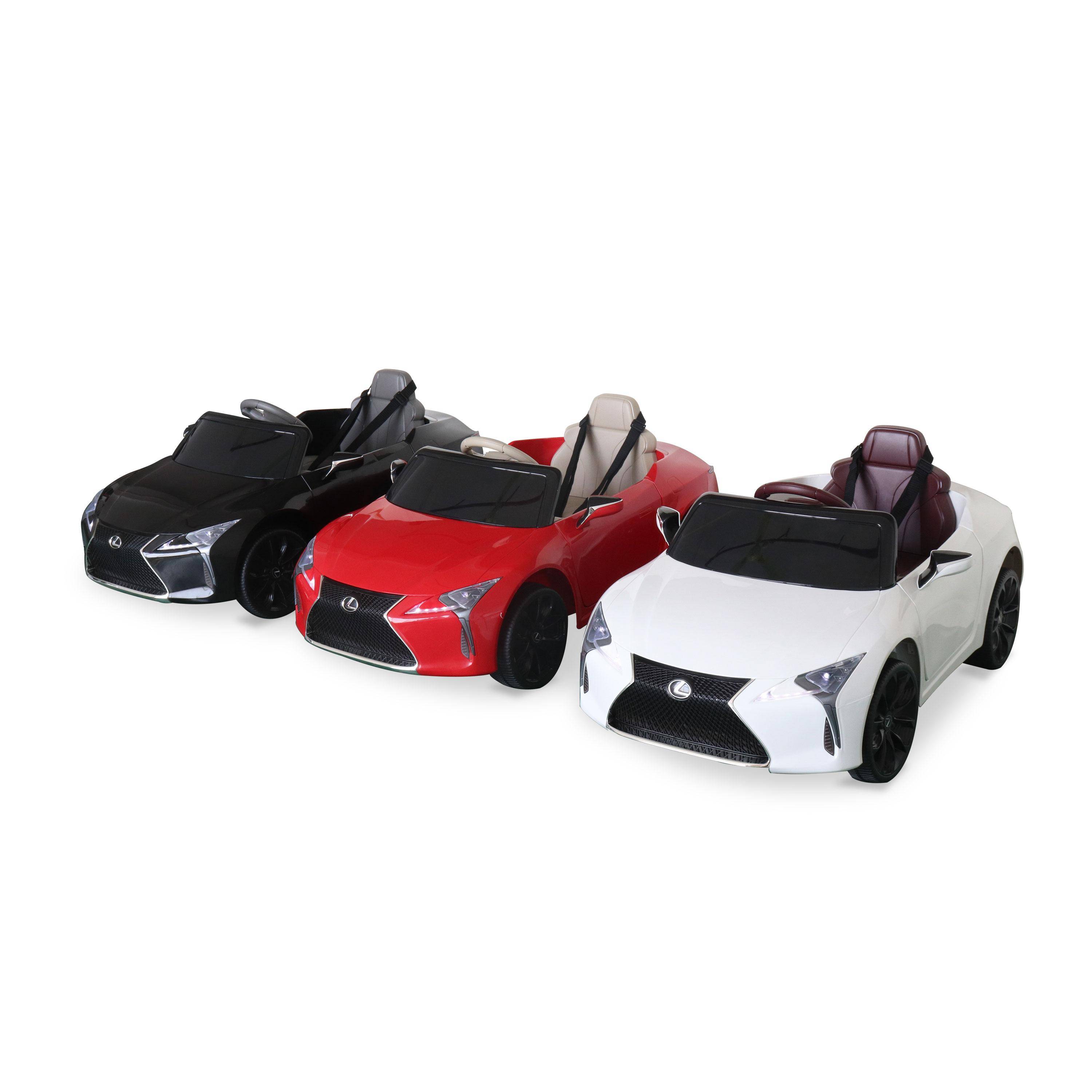 Children's electric car 12V, 1 seat, 4x4 with car radio and remote control - Lexus LC500 - Red Photo8